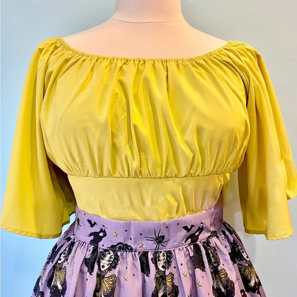 Oblong Box Chartreuse Top - Picture 3 of 7